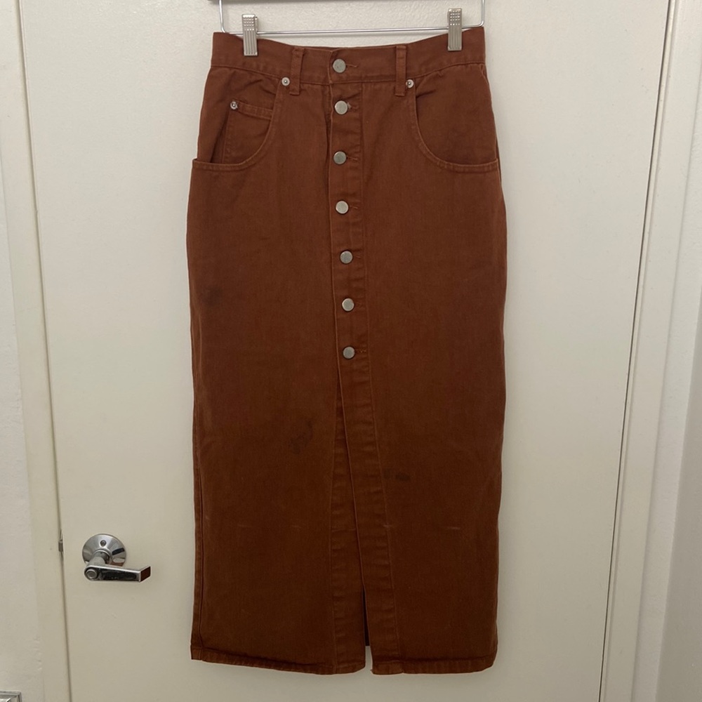 Long denim maxi skirt RARE vintage Billy Blues Levi’s